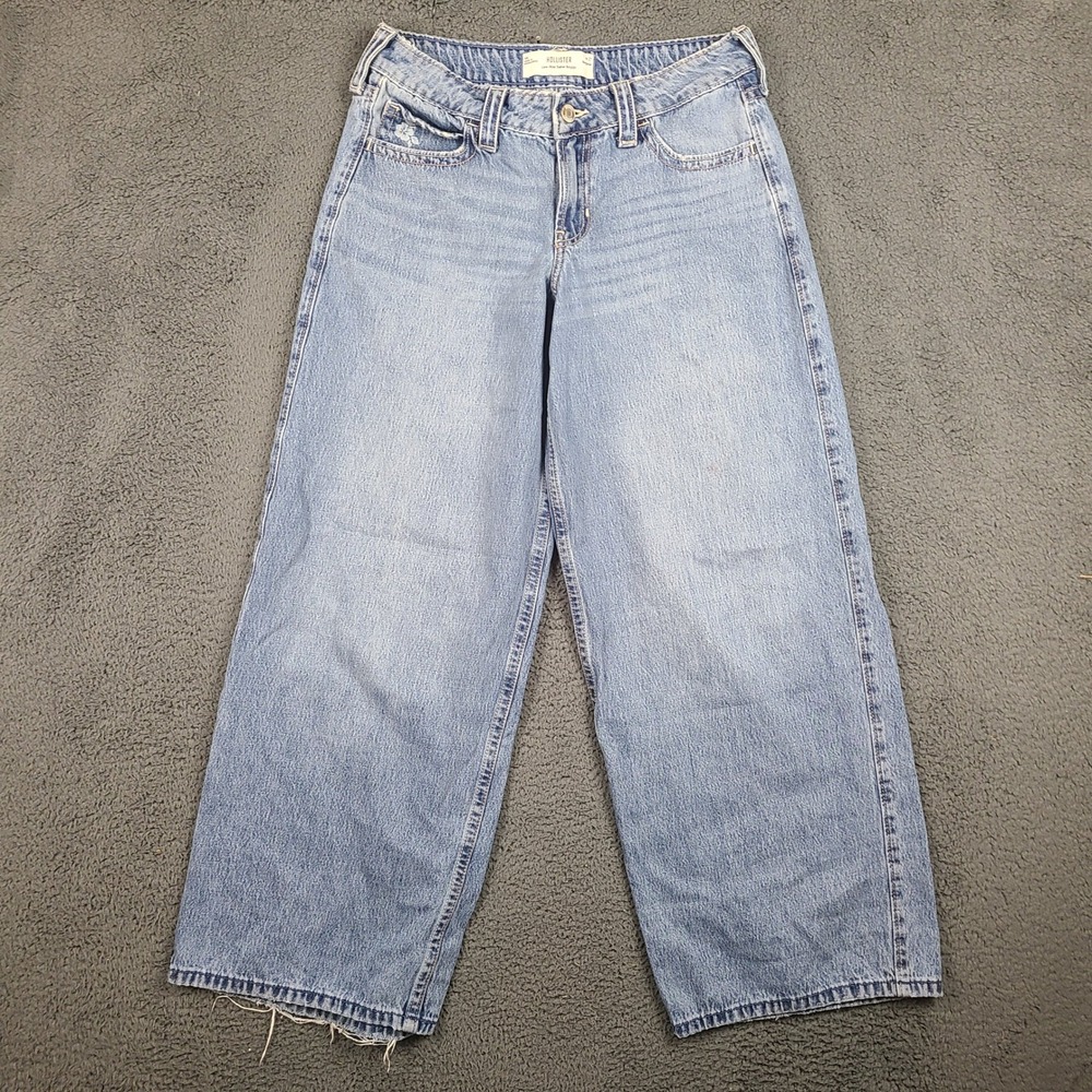 Hollister Light Blue Wide Leg Jeans